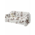 thumbnail image 2 of Western Cowboy Couch Cover for 2 Cushion Sofa, Retro Desert Cactus Country Cowboy Brown Washable Loveseat Sofa Covers Slipcover for Sectional Sofas L-Shaped, Couch Throw Cover 71"x118", 2 of 9