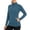 Blue, variant on Quarter Zip Pullover Women Long Sleeve Golf Tennis UPF 50+ Quick Dry Thumb Holes Shirts Sun Protection Workout Athletic Rash Guard Tops
