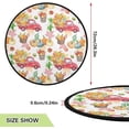 thumbnail image 2 of Coolnut Autumn Harvest Truck Christmas Tree Mats Waterproof Tree Skirt, Watercolor Pumpkin Xmas Tree Stand Tray Mat Floor Protector Pad for Holiday Party Decoration, 28.3", 2 of 6