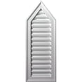 thumbnail image 2 of Ekena Millwork 12"W x 18"H Peaked Urethane Gable Vent Louver, Non-Functional, 2 of 4