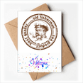 thumbnail image 1 of Old Fisherman Captain Classic Country City Welcome Back Greeting Cards Envelopes Blank, 1 of 3
