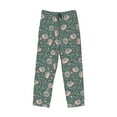 thumbnail image 2 of Fotbe Hedgehogs and Flowers Men's Pajama Pants,Sleepwear Pants,Pj Bottoms Drawstring And Pockets-Medium, 2 of 7
