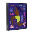 thumbnail image 3 of Stupell Industries Modern Inspiring Woman & Workout Black Framed Giclee Art, 11 x 14, by Victoria Barnes, 3 of 8