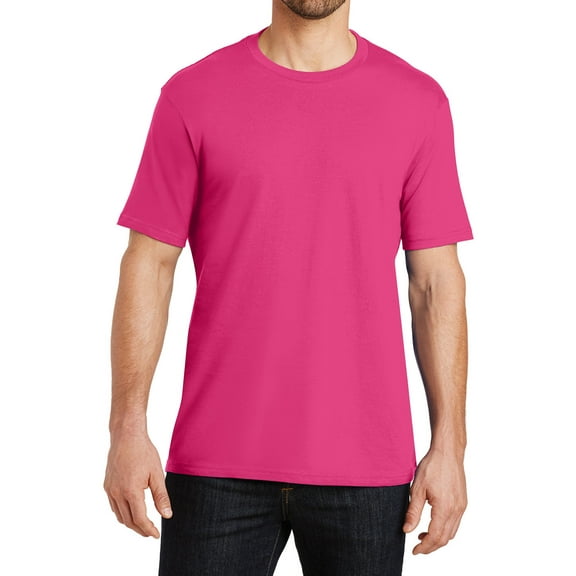 Men's Perfect Weight Crew Tee Dark Fuchsia 3X-Large