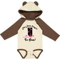 thumbnail image 3 of Inktastic 1st Birthday Cowgirl is One Girls Long Sleeve Baby Bodysuit, 3 of 5