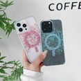 thumbnail image 2 of Magnetic Series Designed for iPhone Case,[Compatible with MagSafe&Wireless Charging][Military Drop & Camera Lens Protection],Clear Glitter Foil Shockproof Cover (Silver,iPhone 13), 2 of 7