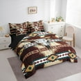 thumbnail image 3 of Castle Fairy Tribal Aztec Bedding Comforter Set,Farmhouse Cow Print King Bedding Sets, 3 of 8