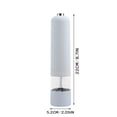 thumbnail image 2 of Electric Pepper Grinder Automatic Salt and Pepper Mill with Adjustable Coarseness One Hand Operation Spice Grinding Tool White, 2 of 3