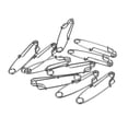 thumbnail image 5 of 60x Stainless Steel Longline Clips Branch Hangers Tuna Clip Fishing Accessories, 5 of 9