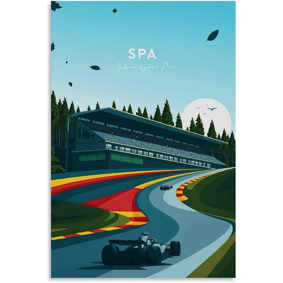 Mclaren Poster Formular One Poster F1 Walls Canvas Car Posters Wall Art Canvas For Boys Room Vintage Unframe-style 12x18inch(30x45cm)