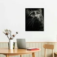 thumbnail image 2 of Nawypu  Jaguar Leopard Canvas Wall Art Prints Black And White Animal Pictures Wall Art Decor Bathroom Bedroom Office Framed Artwork, 2 of 4