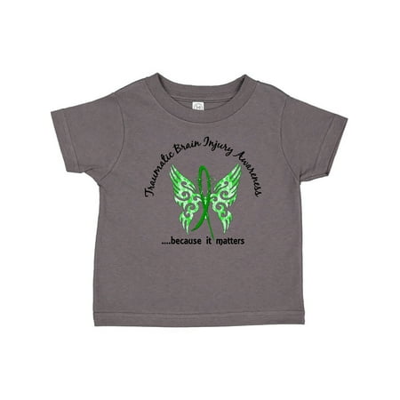 

Inktastic Traumatic Brain Injury TBI Butterfly 6.1 Gift Toddler Boy Girl T-Shirt