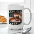 thumbnail image 6 of CafePress - American Patriot Large Mug - 15 oz Ceramic Large White Novelty Mug, 6 of 6