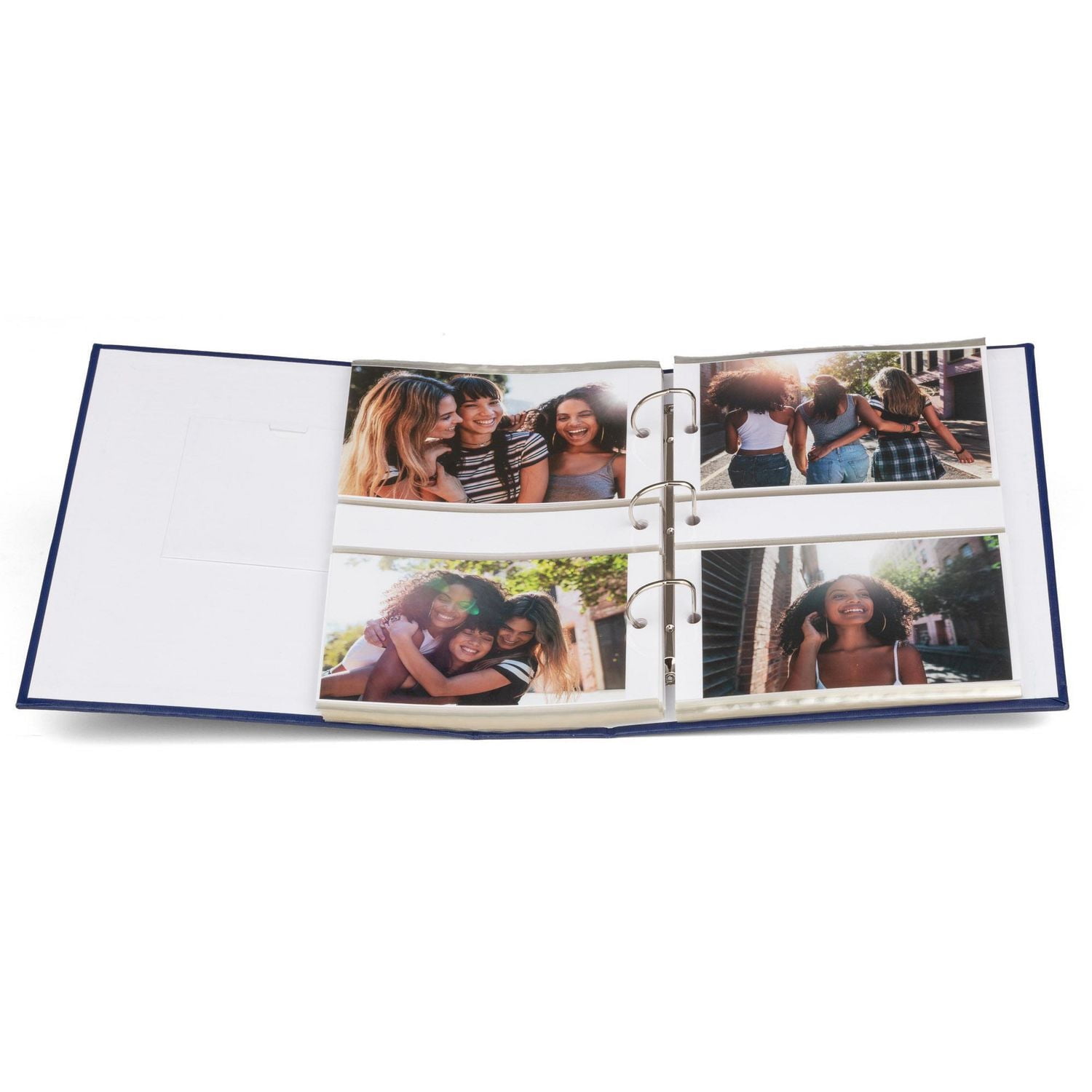 Album de photos Pinnacle Frames à 2 photos par page en bleu