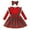 Red, variant on URMAGIC Toddler Baby Girl Christmas Outfit Newborn Plaid Bowknot Long Sleeve Dress Fall Winter Casual Dress Xmas Skirt Headband Outfits