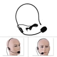 thumbnail image 3 of Head Wear Microphone, Mini 3.5mm Wired Head?mounted Microphone Headset Condenser MIC Voice  Speaker For Stage Performance Show Singing, 3 of 8