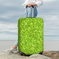thumbnail image 7 of Gukieu Lime green glitter Print Suitcase Protective Cover, Elastic Zipper Buckle Suitcase Protective Cover, Suitable for Travel, Business Trip-Small, 7 of 7