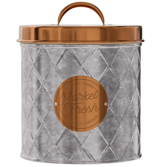 Amici Home Bristol Food Storage Canister, 84 oz, Airtight Lid, Farmhouse Décor
