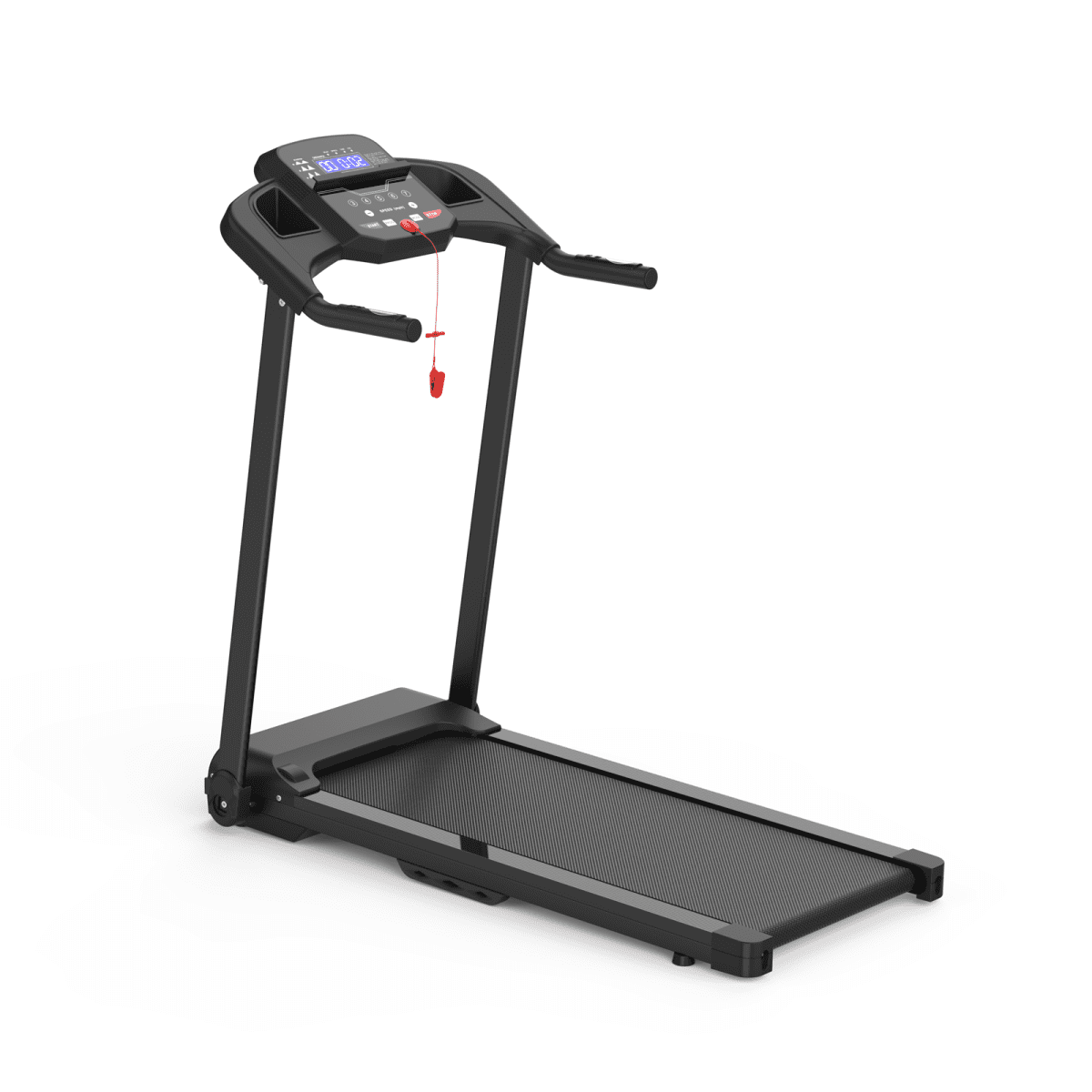 Foldable Treadmill 2.5HP Electric Folding Treadmill Running Walking Machine for Home Gym, Max 265 lbs Weight Capacity, Space Saving Design