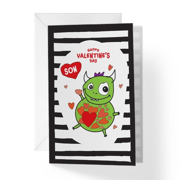 Tarjeta de San Valentín para hijo 13 x 19 cm
