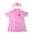 thumbnail image 1 of Doctor Costume for Kids Girls Boys Doctor Role Play Dressing Up Set Halloween Occupation Cosplay Costumes Accessories White, 1 of 4