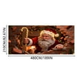 thumbnail image 2 of Christmas Garage Door Banner 16x7ft Large, Outdoor Holiday Decor with Grommets for 2 Car Garage, Fence, Porch and Church Events, 2 of 5
