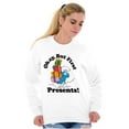 thumbnail image 4 of Smurfs Cartoon Christmas Presents Unisex Plus Size Sweatshirt Brisco Brands 3X, 4 of 5