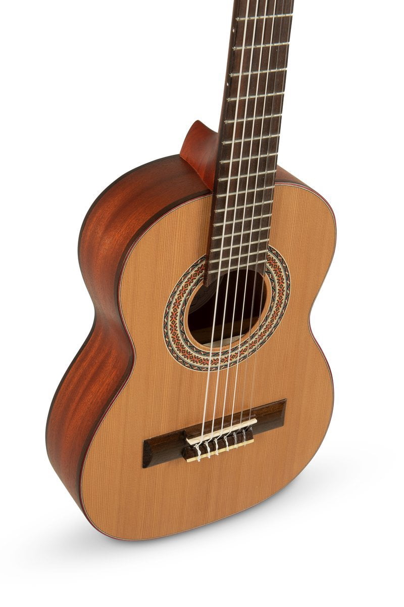 Manuel Rodriguez Classical Guitar Tradicion T-44, Red-Cedar/Mahogany 1/4 Size