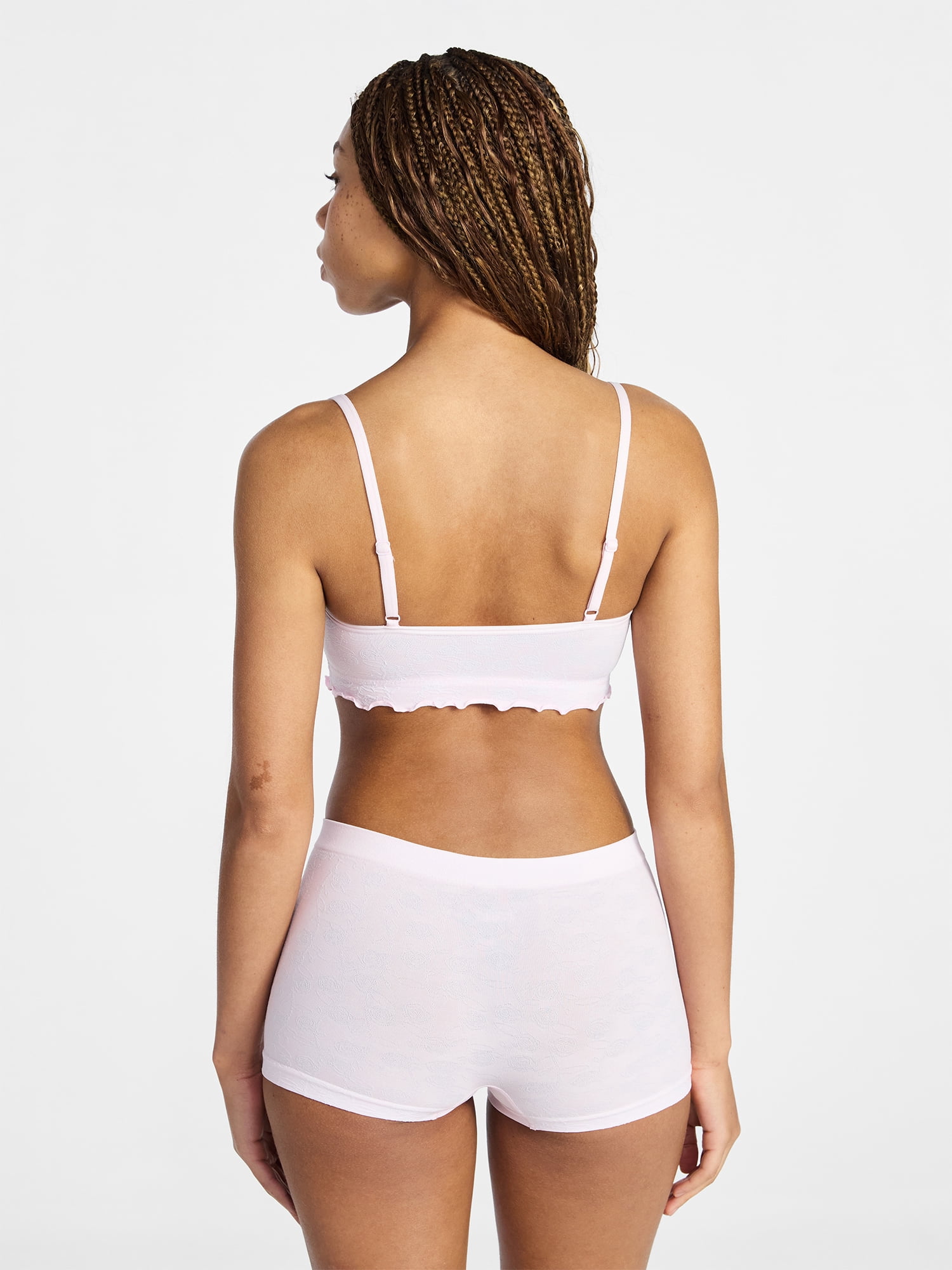 No Boundaries Seamless Cami and Boyshort Set, 2-Piece, Women's XS-XXXL