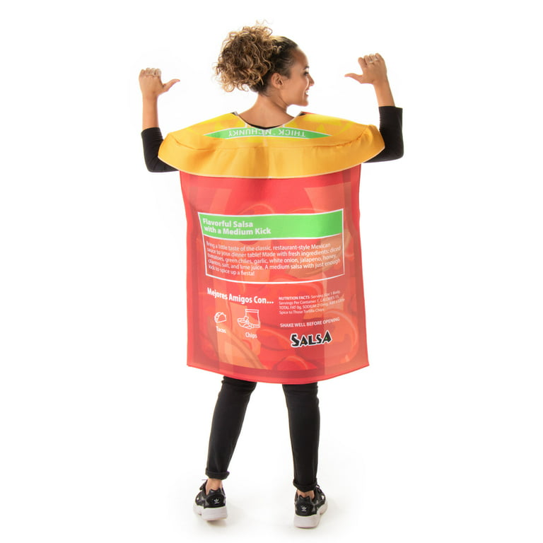 Spicy Taco, Chips, & Salsa Jar Halloween Costumes - Funny Food Group Outfits  