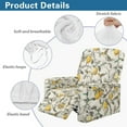 thumbnail image 6 of Renewold Lemon Hummingbird Recliner Couch Cover Polyester Spandex Reclining Chair Protector 4 Pieces Stretch Recliner Chair Cover Dog Couch Slipcover for Living Room, 6 of 8