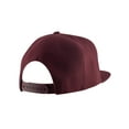 thumbnail image 4 of Top Headwear Flat Bill Adjustable Snapback Cap - Burgundy, 4 of 4