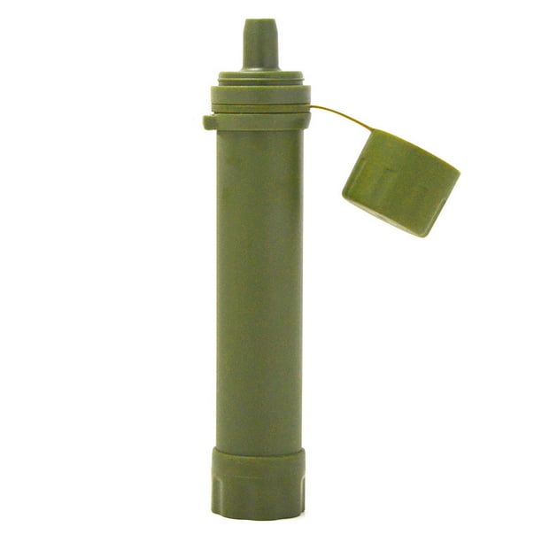 Filtro de agua al aire libre Sistema de filtración de agua de paja Purificador de agua para