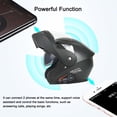thumbnail image 6 of Yajisi KUQIBAO K20 Motorcycle Helmet Headset BT5.1 Noise Reduction Headphone Waterproof Hands-Free Calling Black Hard Mic[cite: 1], 6 of 9