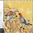 thumbnail image 1 of Cortina de Ducha ABPHQTO Floral Dos Pájaros del Bosque 150x180 cm, 1 of 1