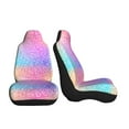 thumbnail image 3 of Salouo Colorful Glitters Pattern Car Seat Covers,Universal Car Seat Protectors Easy to Install Car Cover Car Accessories Auto/rucks/Van/SUV-1, 3 of 9