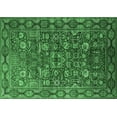 thumbnail image 1 of Ahgly Company Indoor Rectangle Oriental Emerald Green Traditional Area Rugs, 3' x 5', 1 of 4