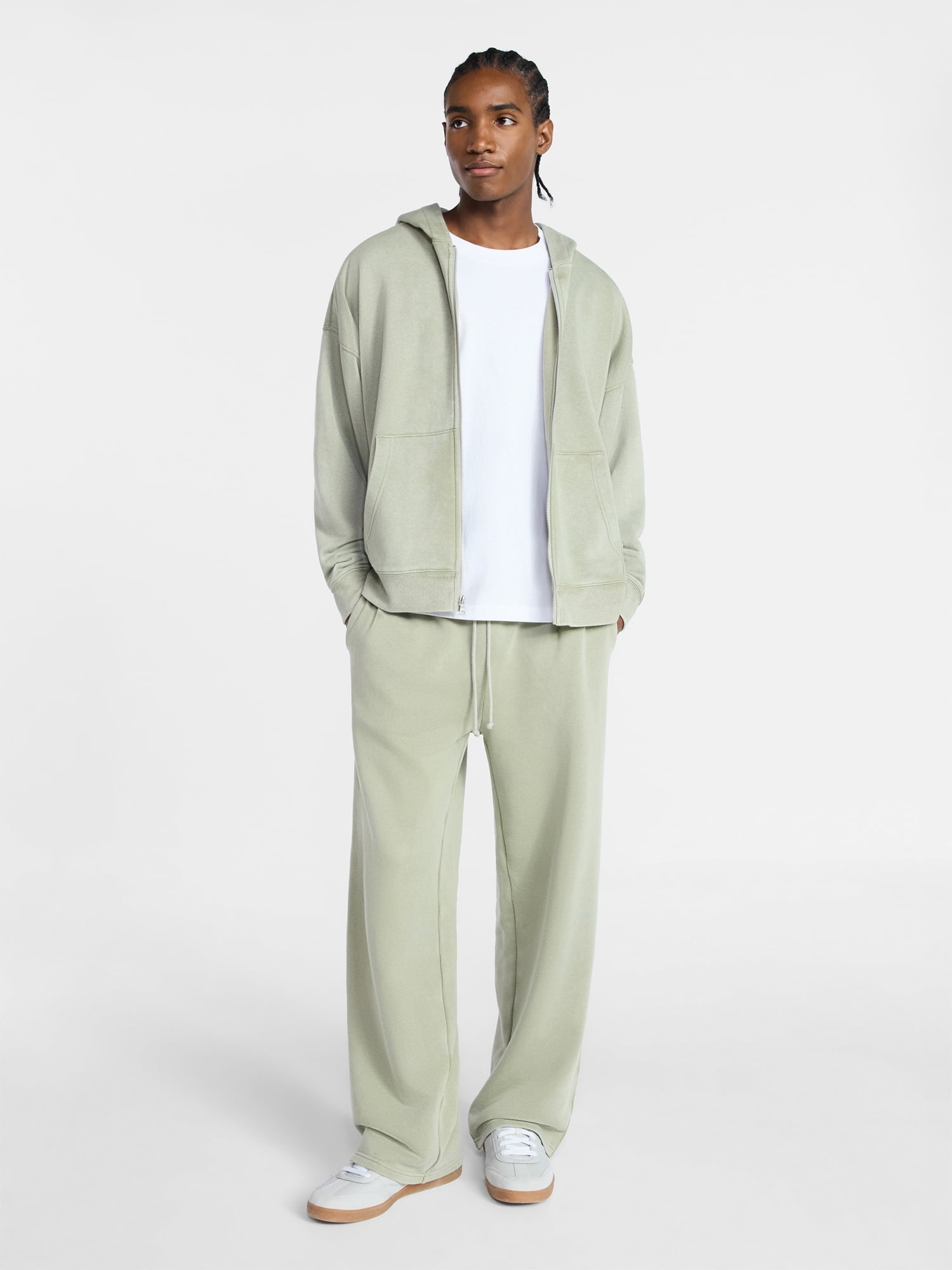 No Boundaries Soft Fleece Vintage Straight Sweatpants, Men's XS-5XL