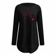thumbnail image 4 of CEHVOM Mode T-Shirt Décontracté à Manches Longues et Col Rond pour Femmes en Liquidation, 4 of 4