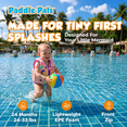 thumbnail image 7 of Paddle Pals Toddler Swim Vest, Stage 2 Front Zip Float Vest for Swim Lessons, 24 Months, 24–33 lbs, 7 of 7