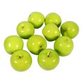 thumbnail image 1 of ZOUSSIQI 10pcs Artificial Green Apples Fruit Simulation Lifelike Kitchen Display Home Food Decorative JU316-93130, 1 of 13