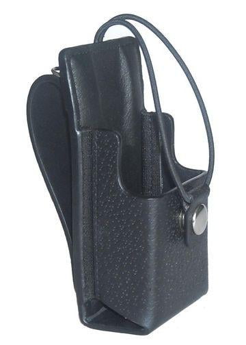Non-Display Leather Carry Case Holster for Motorola XTS 5000 Two Way Radio 