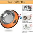 thumbnail image 3 of Minzimin Set of 3 Pet Bowl Stainless Steel Non-Skid Rubber Base Dog Bowl Cat Bowl, 3 of 7