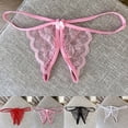 thumbnail image 2 of G-string Women Lace Sexy Underwear Open Crotch Thong Panties Briefs Intimates, 2 of 5