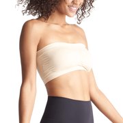 Yummie Women's Seamless Bandeau Bra, Frappe, L/XL