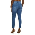 thumbnail image 2 of Womens WAX Solid High Waisted Skinny Jeans, 2 of 2