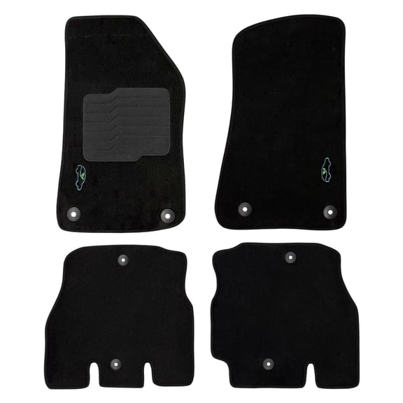 ecoMats Carpet Floor Mats for 2018 to 2026 Jeep Wrangler