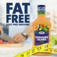 Kraft Thousand Island Fat Free Salad Dressing, 16 fl oz Bottle