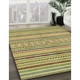 thumbnail image 2 of Ahgly Company Indoor Rectangle Abstract Metallic Gold Abstract Area Rugs, 2' x 3', 2 of 6