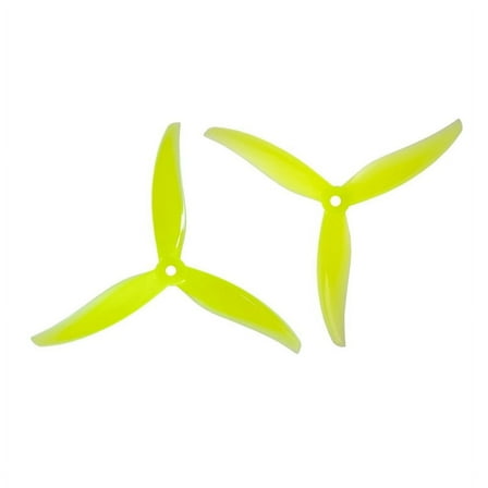10Pair Drone Propeller 5127.5 5.1inch 3 Blades PC Propeller for RC FPV Freestyle Drones Accessories Part Yellow